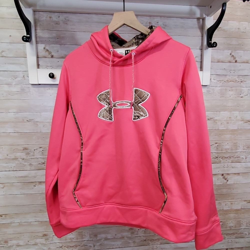 Under Armour camo hoodie with print
